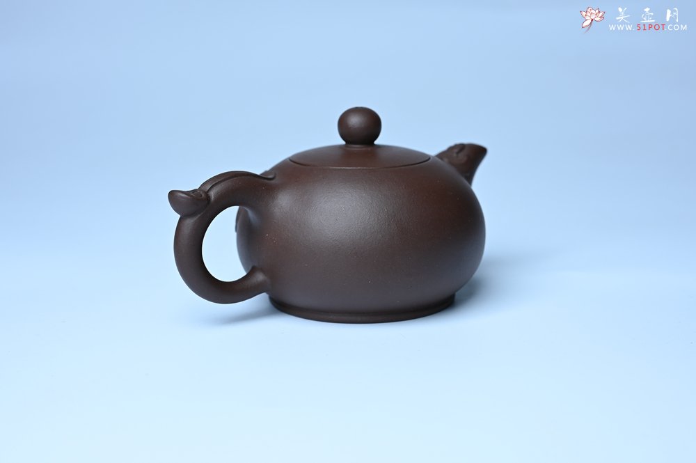 紫砂壶图片：美壶特惠 优质老紫泥福在眼前壶 茶人醉爱 - 全手工紫砂壶网
