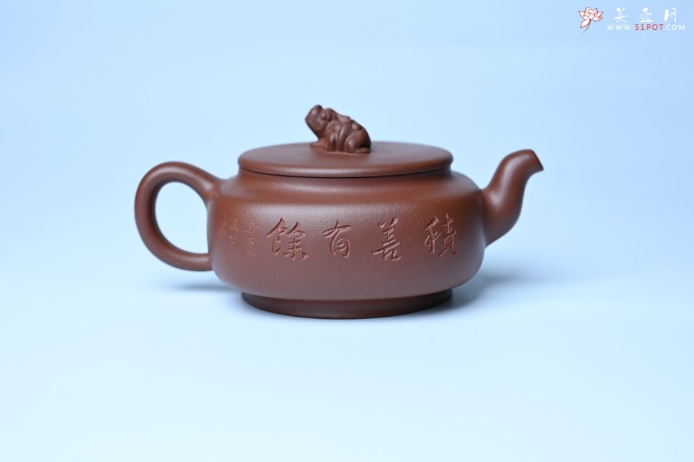 紫砂壶图片：美壶特惠 精致优质紫泥祥瑞壶 难度大 茶人醉爱 - 全手工紫砂壶网