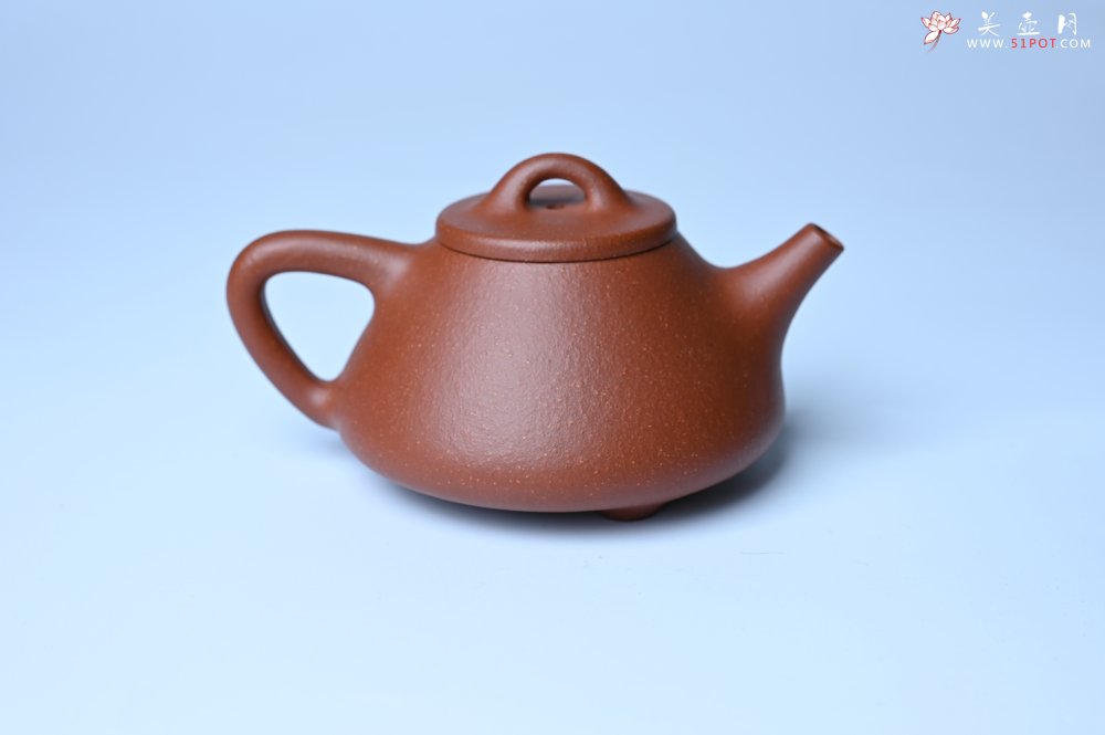 紫砂壶图片：美壶特惠 精致特好黄龙山宝山矿区红降坡泥小子冶石瓢壶 - 全手工紫砂壶网