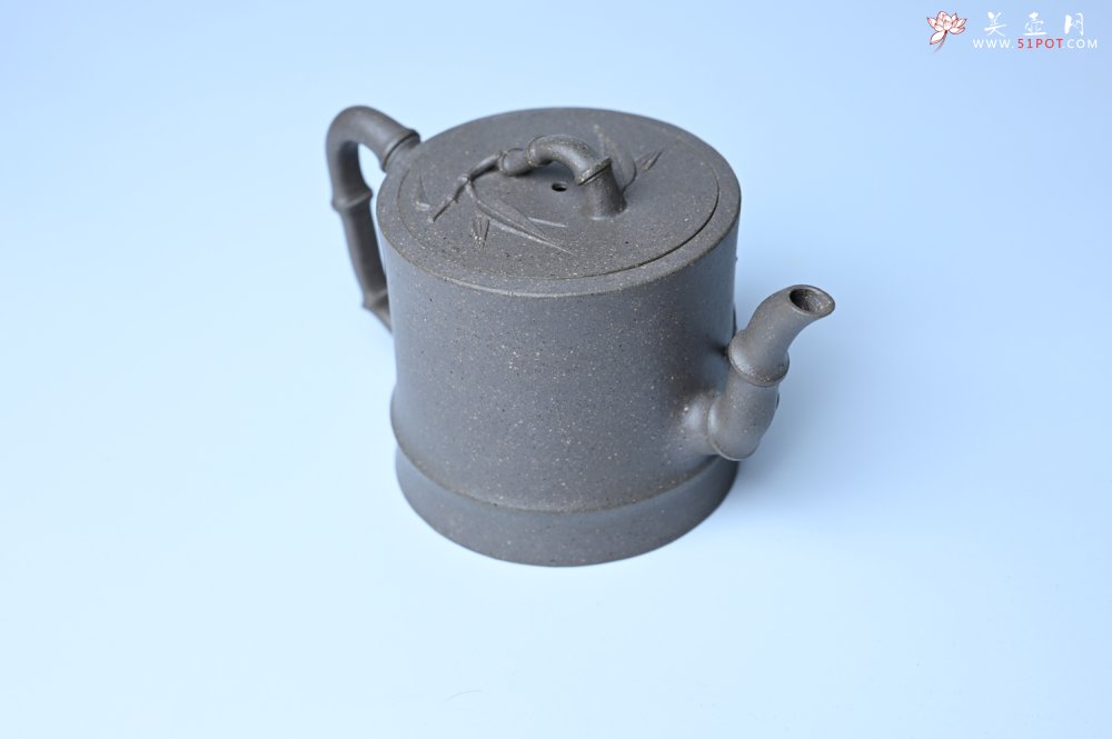 紫砂壶图片：美壶特惠 精致特好青段泥竹段壶 矿物质丰富 茶人醉爱 - 全手工紫砂壶网