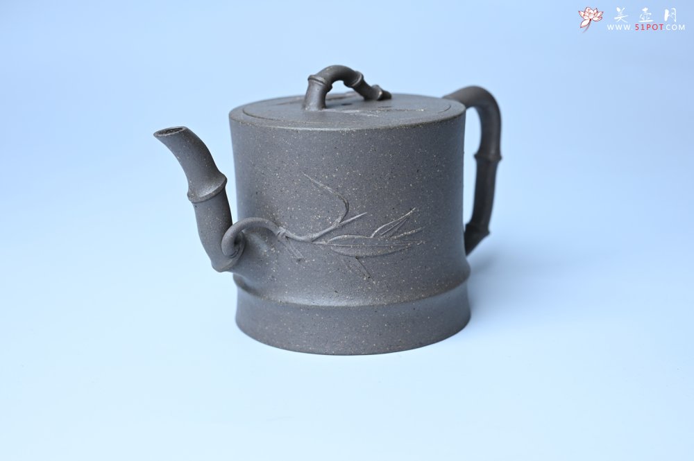 紫砂壶图片：美壶特惠 精致特好青段泥竹段壶 矿物质丰富 茶人醉爱 - 全手工紫砂壶网