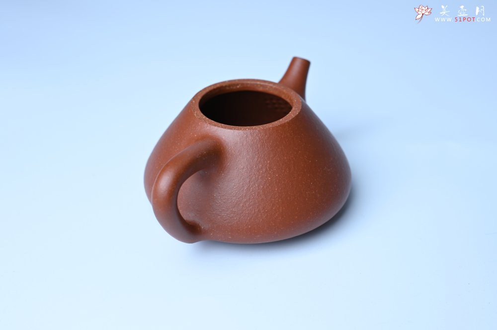 紫砂壶图片：美壶特惠 精致特好黄龙山宝山矿区红降坡泥小子冶石瓢壶 - 全手工紫砂壶网