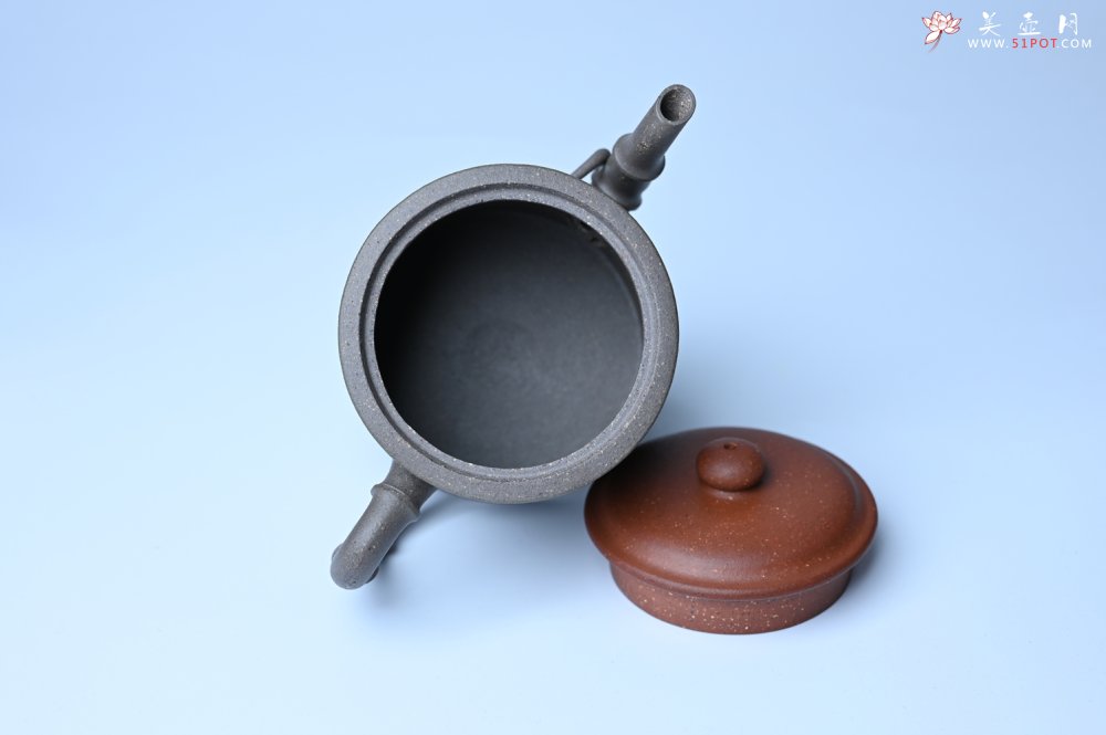 紫砂壶图片：美壶特惠 精致特好青段泥竹段壶 矿物质丰富 茶人醉爱 - 全手工紫砂壶网