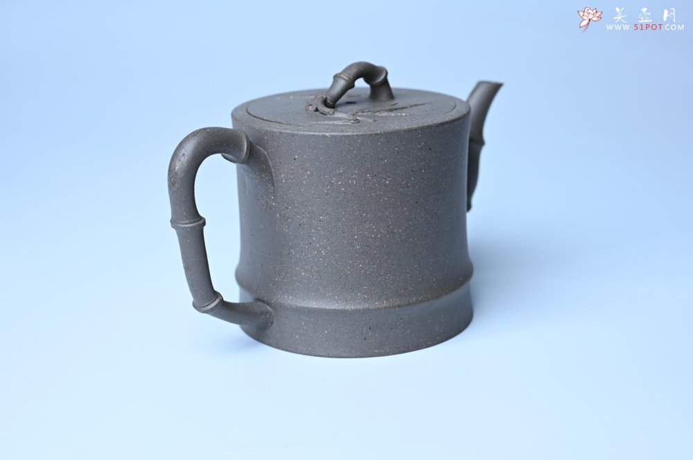 紫砂壶图片：美壶特惠 精致特好青段泥竹段壶 矿物质丰富 茶人醉爱 - 全手工紫砂壶网