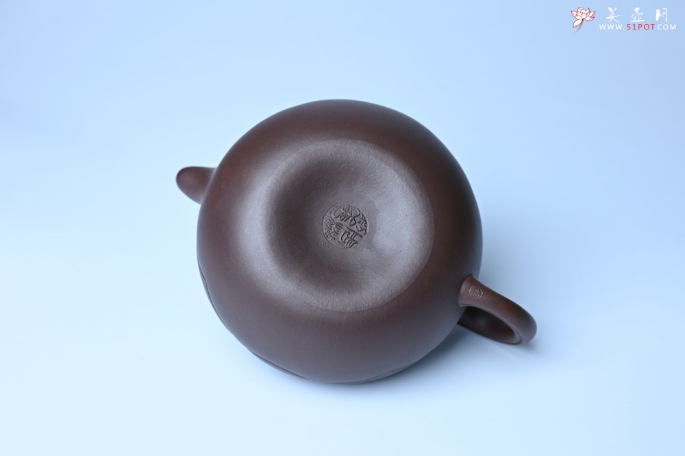 紫砂壶图片：美壶特惠 精致特好老紫泥仿古如意壶 茶人醉爱 - 全手工紫砂壶网