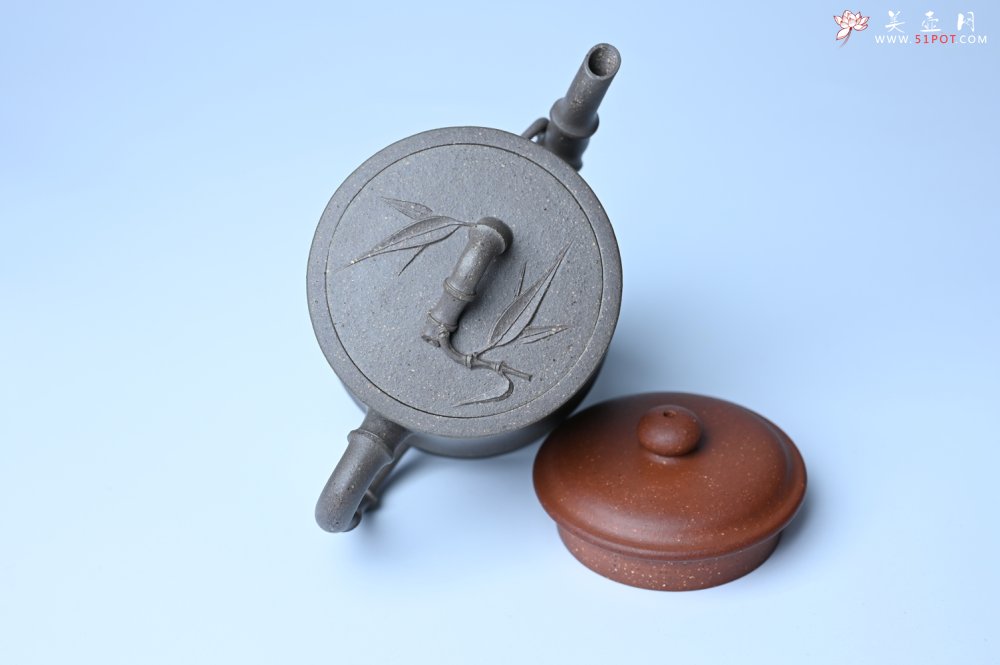 紫砂壶图片：美壶特惠 精致特好青段泥竹段壶 矿物质丰富 茶人醉爱 - 全手工紫砂壶网