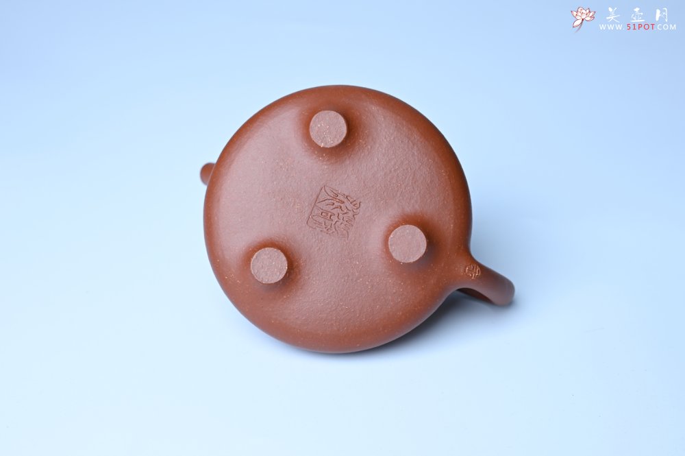 紫砂壶图片：美壶特惠 精致特好黄龙山宝山矿区红降坡泥小子冶石瓢壶 - 全手工紫砂壶网