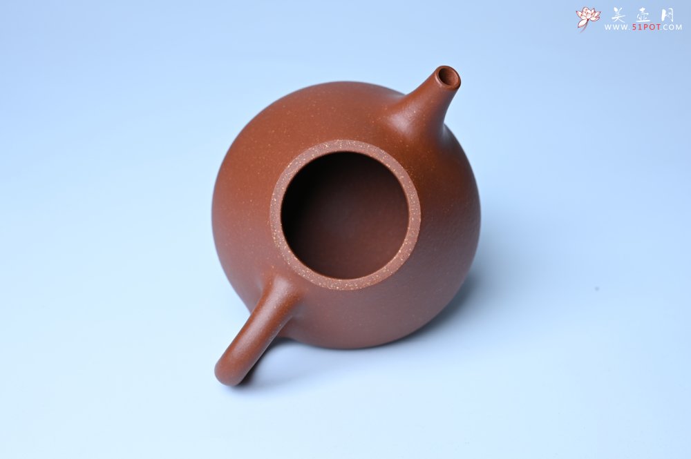 紫砂壶图片：美壶特惠 精致特好黄龙山宝山矿区红降坡泥小子冶石瓢壶 - 全手工紫砂壶网