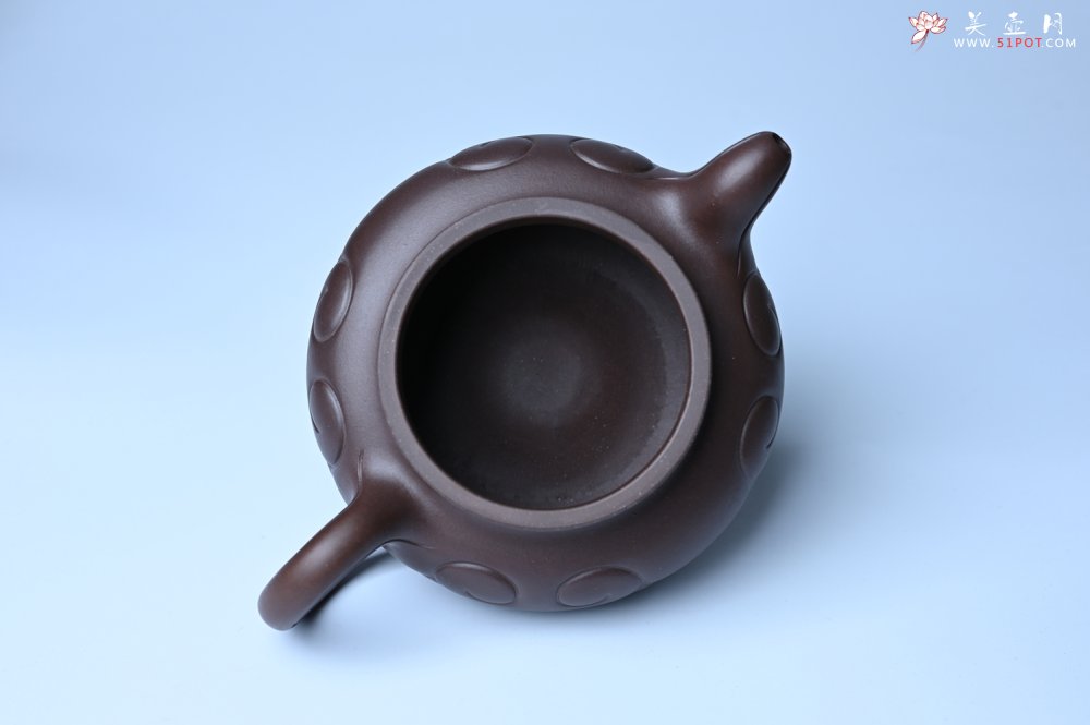 紫砂壶图片：美壶特惠 精致特好老紫泥仿古如意壶 茶人醉爱 - 全手工紫砂壶网