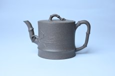 紫砂壶图片：美壶特惠 精致特好青段泥竹段壶 矿物质丰富 茶人醉爱 - 全手工紫砂壶网